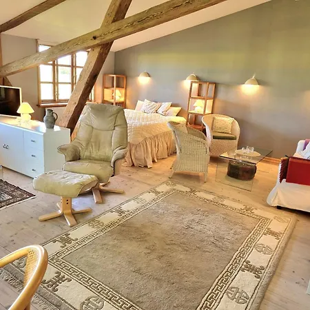 度假居 Kornloftet Beautiful In Old Barn *